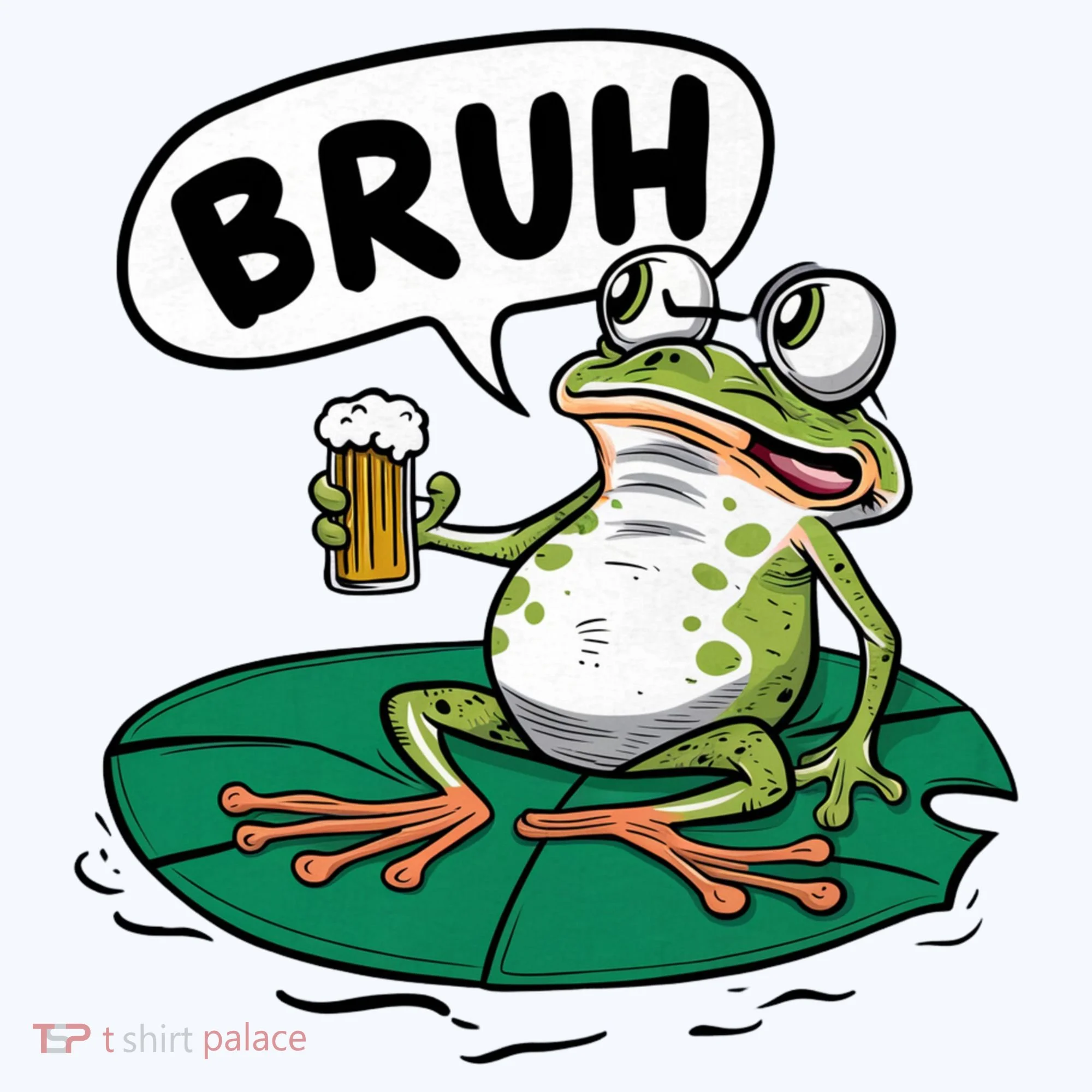 Funny Frog Bruh .. Doggie Tank
