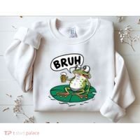 Funny Frog Bruh .. Sweatshirt thumb 2