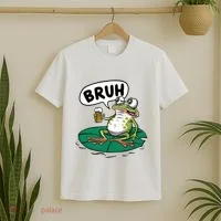 Funny Frog Bruh .. T-Shirt thumb 2