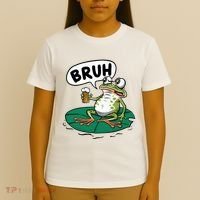 Funny Frog Bruh .. T-Shirt thumb 4