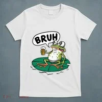 Funny Frog Bruh .. T-Shirt thumb 5