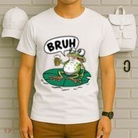 Funny Frog Bruh .. T-Shirt thumb 6