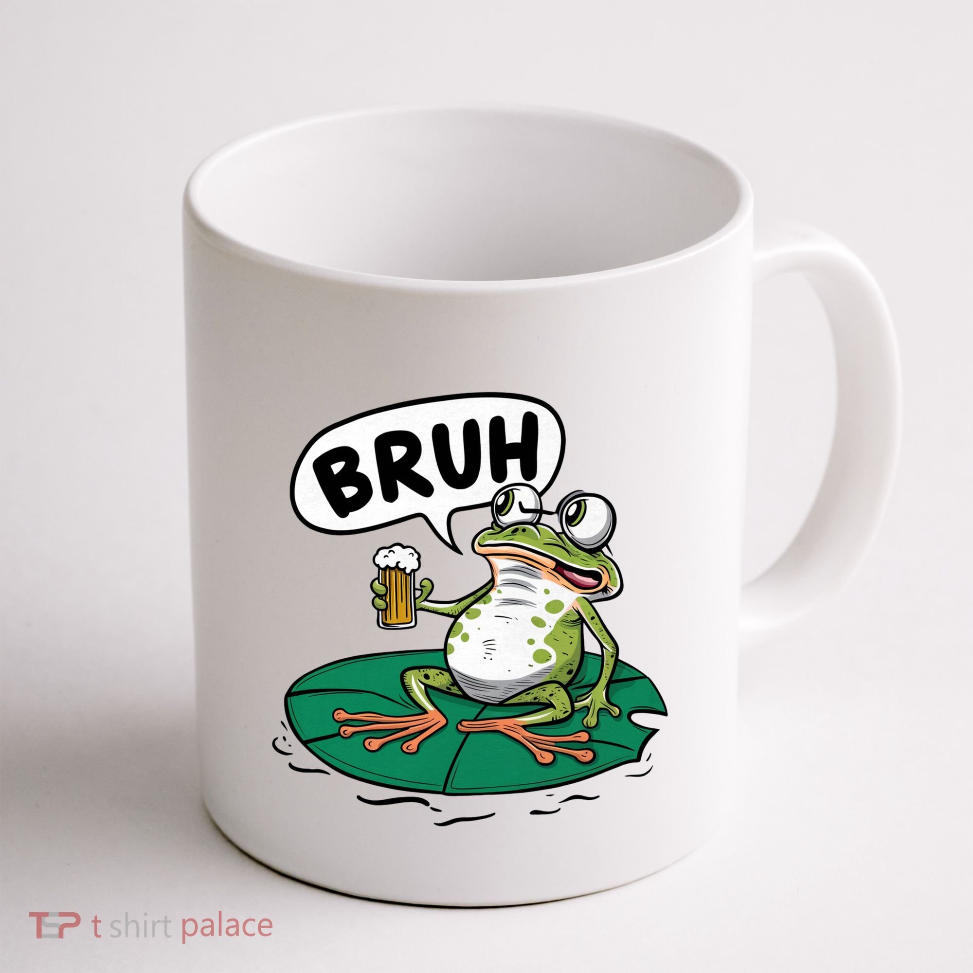 Funny Frog Bruh .. Coffee Mug