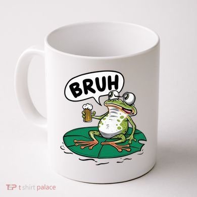 Funny Frog Bruh .. Coffee Mug