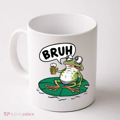 Funny Frog Bruh .. Coffee Mug