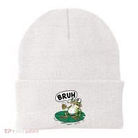 Funny Frog Bruh .. Beanie thumb 0