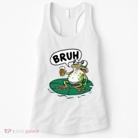 Funny Frog Bruh .. Women's Tank Top thumb 0