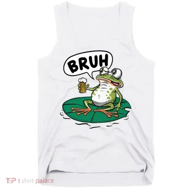 Funny Frog Bruh .. Tank Top