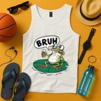 Funny Frog Bruh .. Tank Top thumb 4