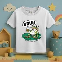 Funny Frog Bruh .. Toddler T-Shirt thumb 3