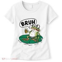 Funny Frog Bruh .. Women's T-Shirt thumb 0