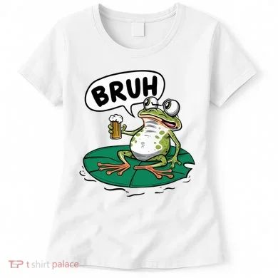 Funny Frog Bruh .. Women's T-Shirt