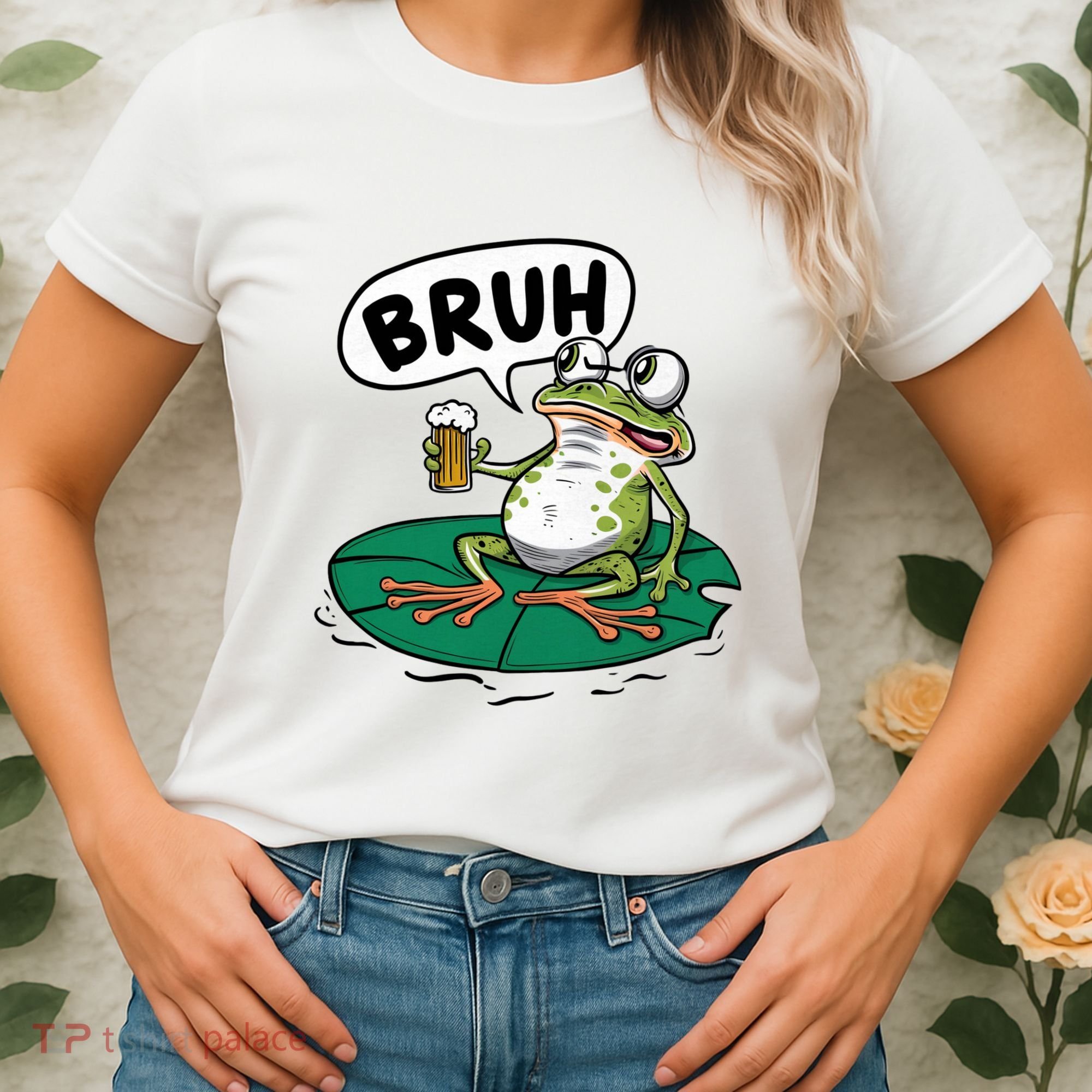 Funny Frog Bruh .. Women's T-Shirt
