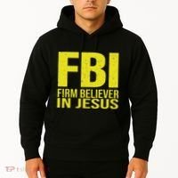 Fbi Firm Believer In Jesus 2025 Hoodie thumb 2