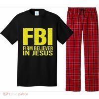 Fbi Firm Believer In Jesus 2025 Pajama Set thumb 0