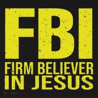 Fbi Firm Believer In Jesus 2025 Ornament thumb 1