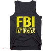 Fbi Firm Believer In Jesus 2025 Tank Top thumb 0