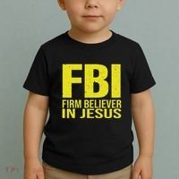 Fbi Firm Believer In Jesus 2025 Toddler T-Shirt thumb 2