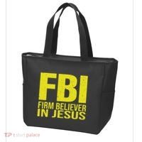Fbi Firm Believer In Jesus 2025 Tote Bag thumb 3