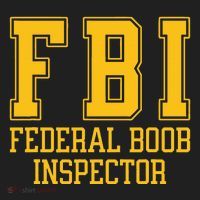 Fbi Federal Boob Inspector Funny Saying Fathers Women's Sweatshirt thumb 2