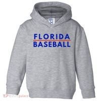 Florida Fl Baseball Fans Toddler Hoodie thumb 0