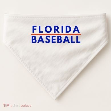 Florida Fl Baseball Fans USA-Made Doggie Bandana