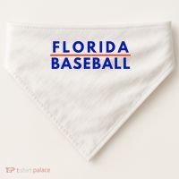 Florida Fl Baseball Fans USA-Made Doggie Bandana thumb 0