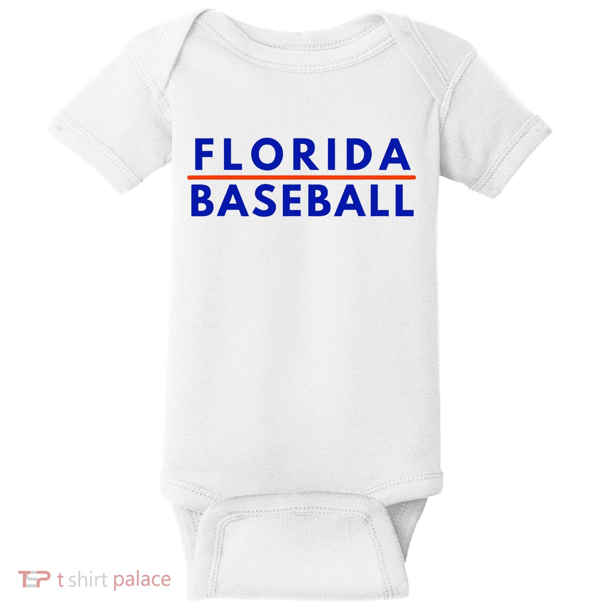 Florida Fl Baseball Fans Baby Bodysuit