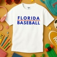 Florida Fl Baseball Fans Kids T-Shirt thumb 3