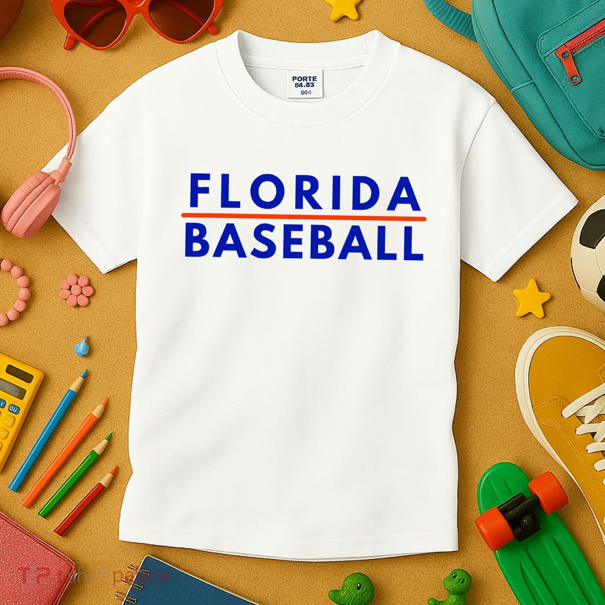 Florida Fl Baseball Fans Kids T-Shirt