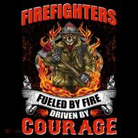 Firefighters Fueled By Fire Driven By Courage Backpack thumb 2
