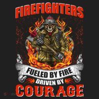 Firefighters Fueled By Fire Driven By Courage Tumbler thumb 3