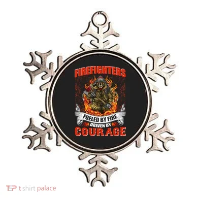 Firefighters Fueled By Fire Driven By Courage Ornament