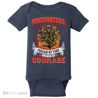 Firefighters Fueled By Fire Driven By Courage Baby Bodysuit