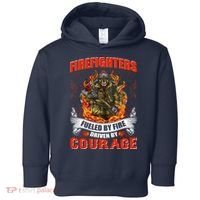 Firefighters Fueled By Fire Driven By Courage Toddler Hoodie thumb 0