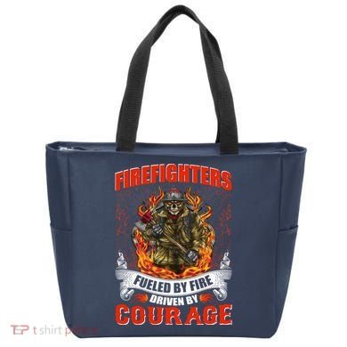 Firefighters Fueled By Fire Driven By Courage Tote Bag