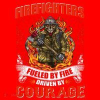 Firefighters Fueled By Fire Driven By Courage Santa Hat thumb 1