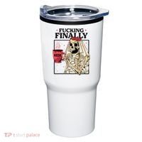 Fucking Finally Bride Or Die Death Do Us Bachelorette Party Tumbler thumb 0