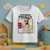 Fucking Finally Bride Or Die Death Do Us Bachelorette Party Toddler T-Shirt thumb 3