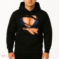 Funny Fake Bikini Body And Boobs Costume Hoodie thumb 2