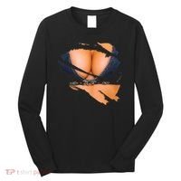 Funny Fake Bikini Body And Boobs Costume Long Sleeve Shirt thumb 0