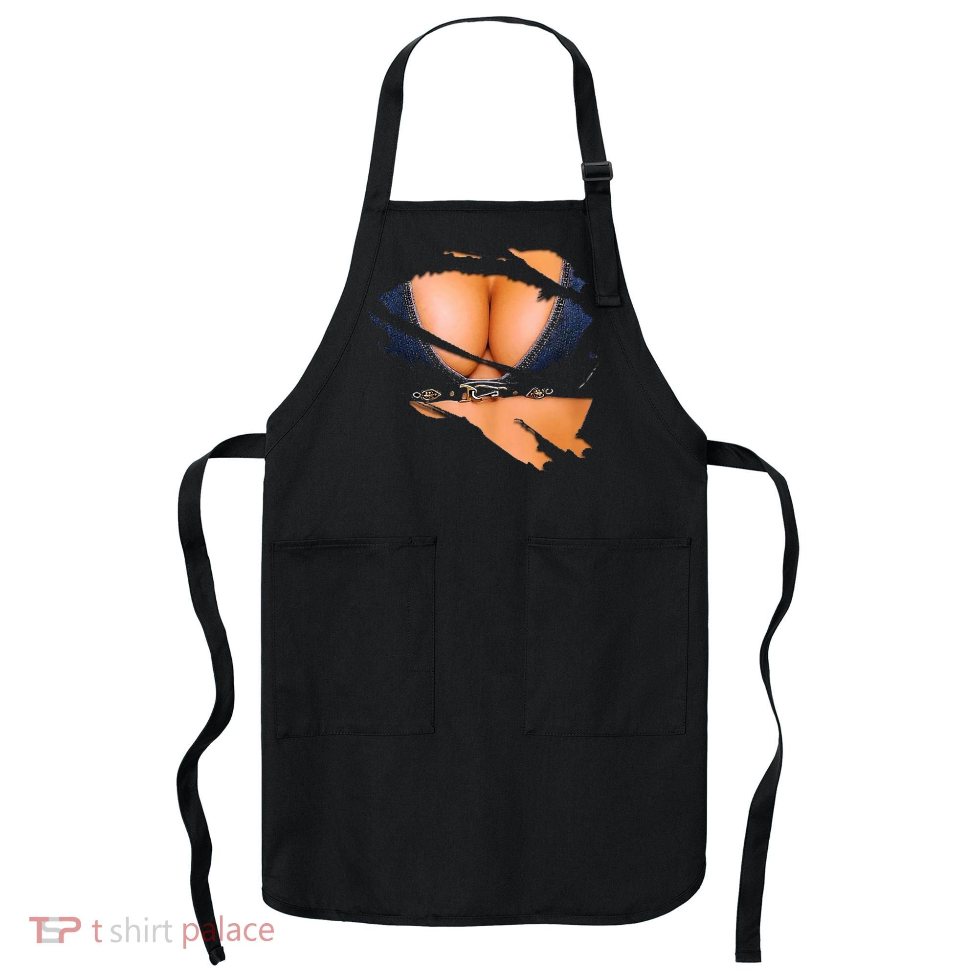 Funny Fake Bikini Body And Boobs Costume Apron