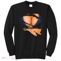Funny Fake Bikini Body And Boobs Costume Sweatshirt thumb 0