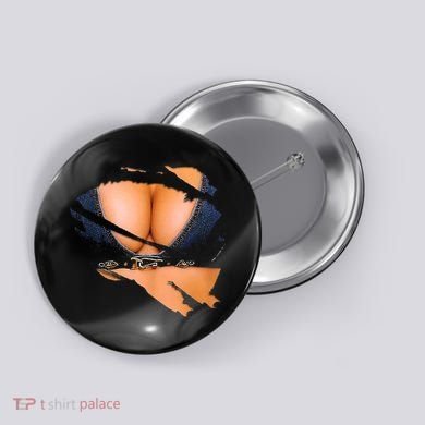 Funny Fake Bikini Body And Boobs Costume Button