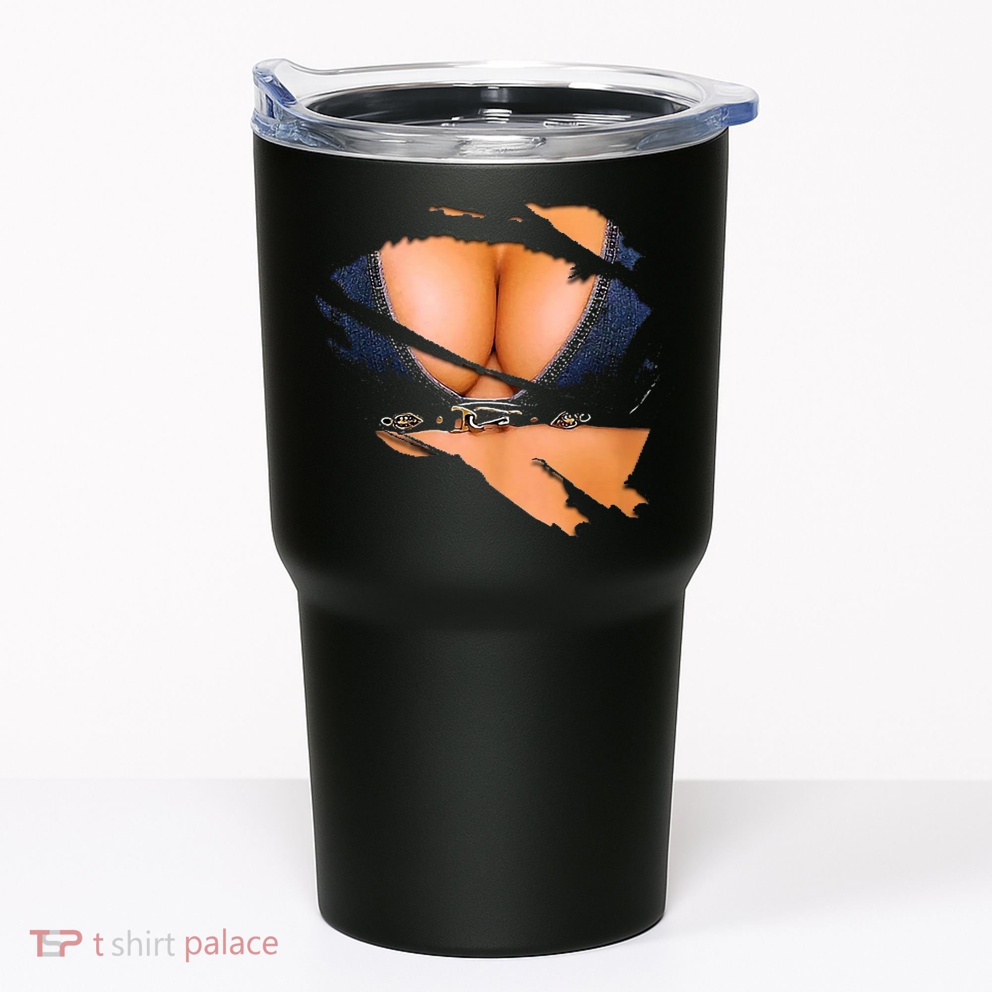 Funny Fake Bikini Body And Boobs Costume Tumbler