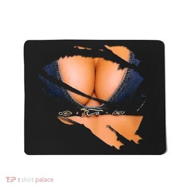 Funny Fake Bikini Body And Boobs Costume Mousepad