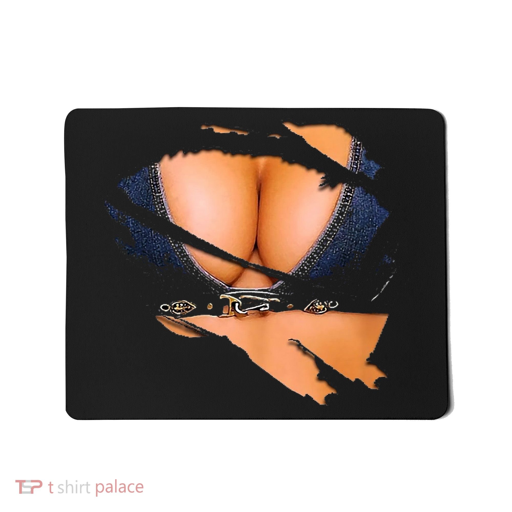 Funny Fake Bikini Body And Boobs Costume Mousepad