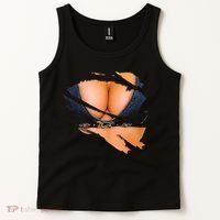 Funny Fake Bikini Body And Boobs Costume Tank Top thumb 2