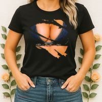 Funny Fake Bikini Body And Boobs Costume Women's T-Shirt thumb 2