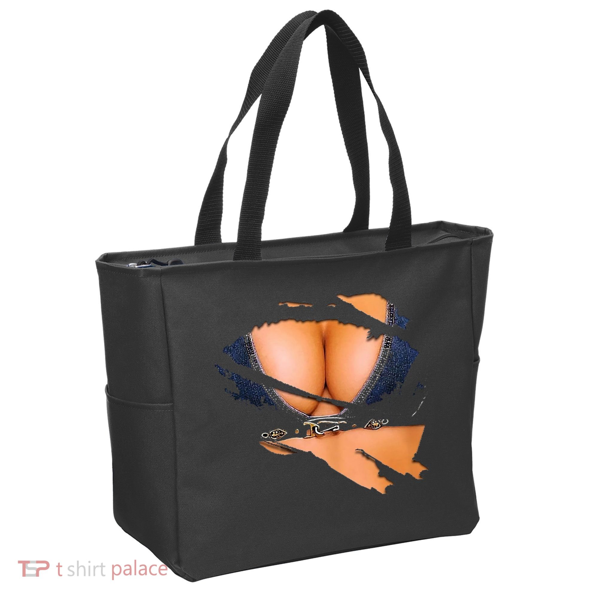 Funny Fake Bikini Body And Boobs Costume Tote Bag